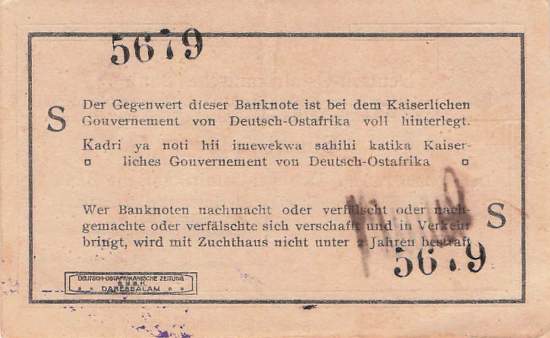 1 Rupie 1915 S Stelling